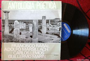 Discos de vinilo: ANTOLOGIA POETICA VINILO LP 1966 PACO RABAL - MARSILLACH - MIGUEL HERNANDEZ - LOPE DE VEGA